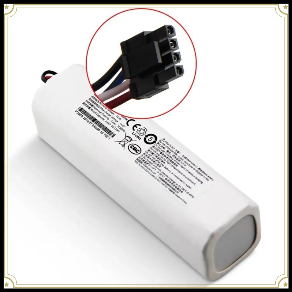 4400mAh 5200mAh 6800mAh 9800mAh 21.6V Replacement Lithium Battery for Dreame F9 D9 L10Pro S10 S20 X10 Robot Vacuum Cleaner