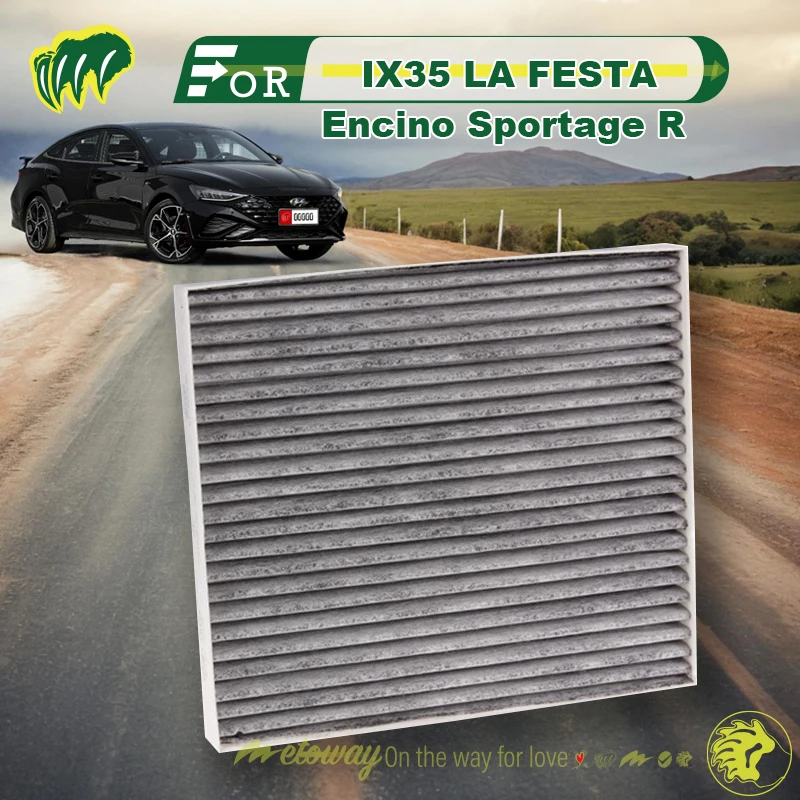 For Hyundai IX35 LA FESTA Encino Sportage R Car Air Conditioner Filter Auto Climate Control Replace Filter Replace Accessory