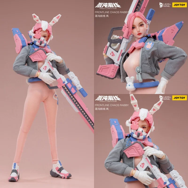 

In Stock JOYTOY Nine level Society Chaos Frontline Lan RABBY 1/12 Cloth Anime Action Figures Model Toys Doll Collection Gifts