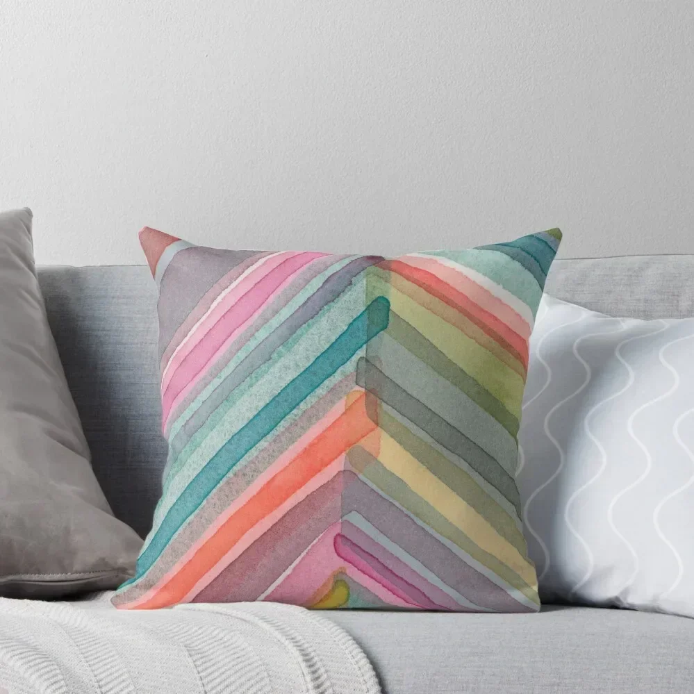 Pivot in Warm Prism Throw Throw Pillow pillow pillowcase Decorative pillow case