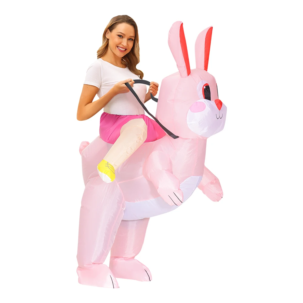 Rabbit Koala Pterosaur Triceratops Anime Cosplay Clothes  Inflatable Pig Costume Golden Retriever Triceratops Performance Suit