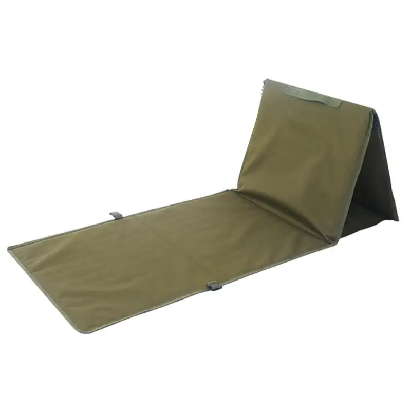 Beach Mat Foldable With Backrest Stable Triangular Waterproof Beach Back Rest Camping Pad Lightweight Foldable Sleeping Pad