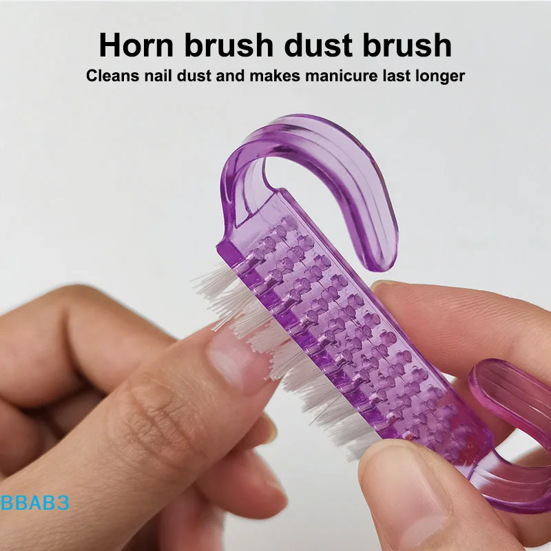 【B】Kit de manicura con lima de uñas, bloques de pulido, cepillo para polvo y juego de esponjas para uso profesional y doméstico