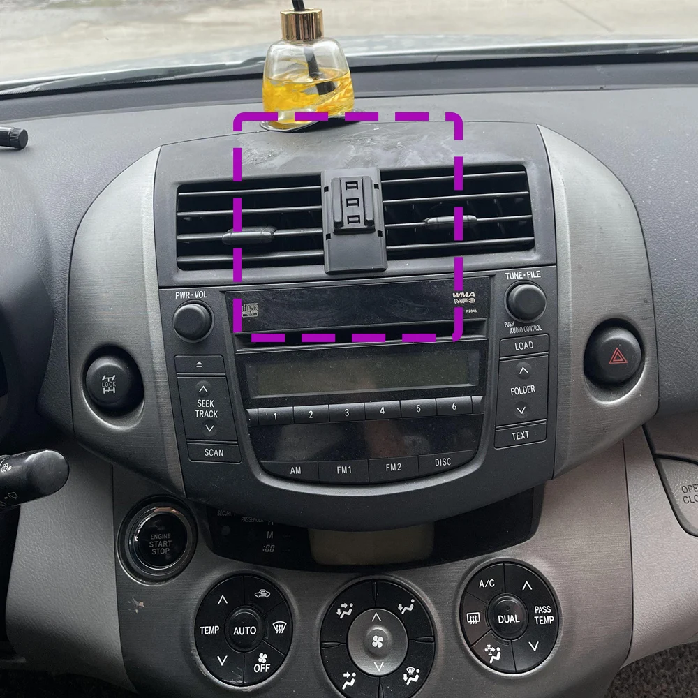 For Toyota RAV4 RAV 4 2009 2010 2011 2012 Fixed Bracket Base Special Car Phone Mounts Wireless Charging Accessories