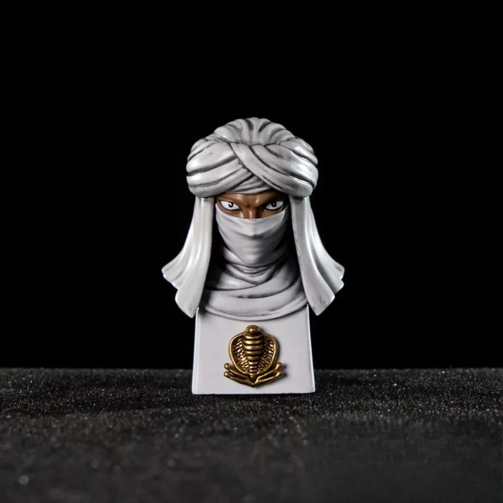 Berserk Silat Bakiraka Anime Keycap Hand-Painted Resin Artisan Keycap Cherry MX Switch Compatible Gaming Keyboard Gift