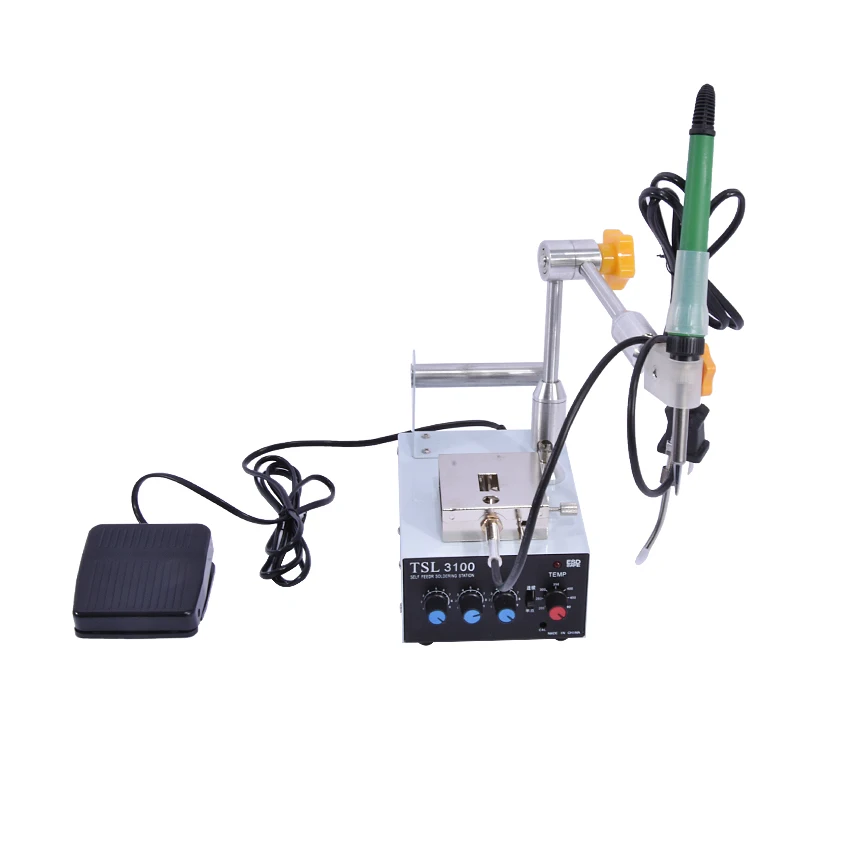 TSL-3100 Multi-function Soldering Machine Automatic Tin Feeding Machine Tin Feeder for Solder Station 60W 220V 0-150mm Hot Sale