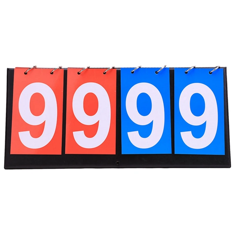 

3X 4 Digit Score Board Basketball Soccer Scoreboard For Basketball Football Badminton Volleyball Table Tennis