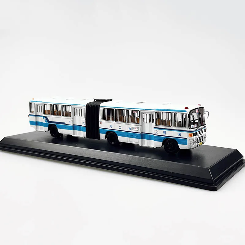 1:76 Guangzhou Bus 14.2m Articulated Aisle Car Shenzhen Bus Version Simulation Resin Bus Model Toy Collection Gifts