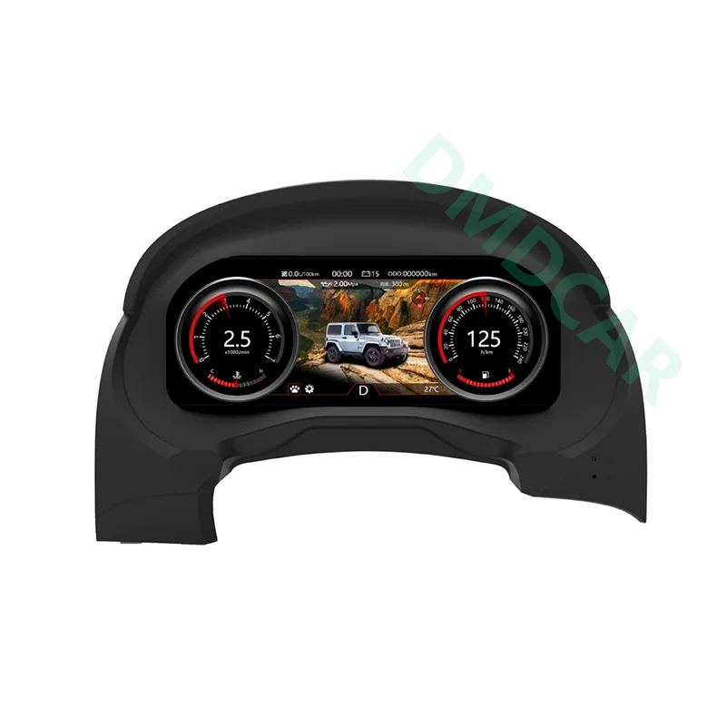 12.5 Inch Car LCD Cluster Instrument Dashboard Modification Linux Speedometer For Mitsubishi Pajero 2008-2018