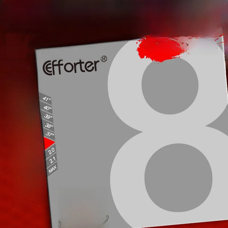 efforter-no8-高粘度スポンジパドルラバーボールポジティブハンドブルースポンジ卓球バッティングジェルスポーツフィットネス用
