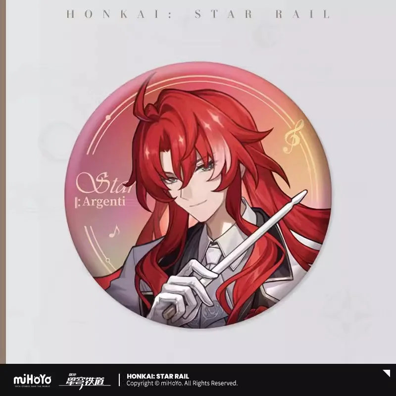 Oficial Honkai Star Rail Scuttlebutt LIVE Series Flandres Emblema, YINZHI, SHAJIN, YANQING, JINGLIU Cosplay Presentes, Pré Venda