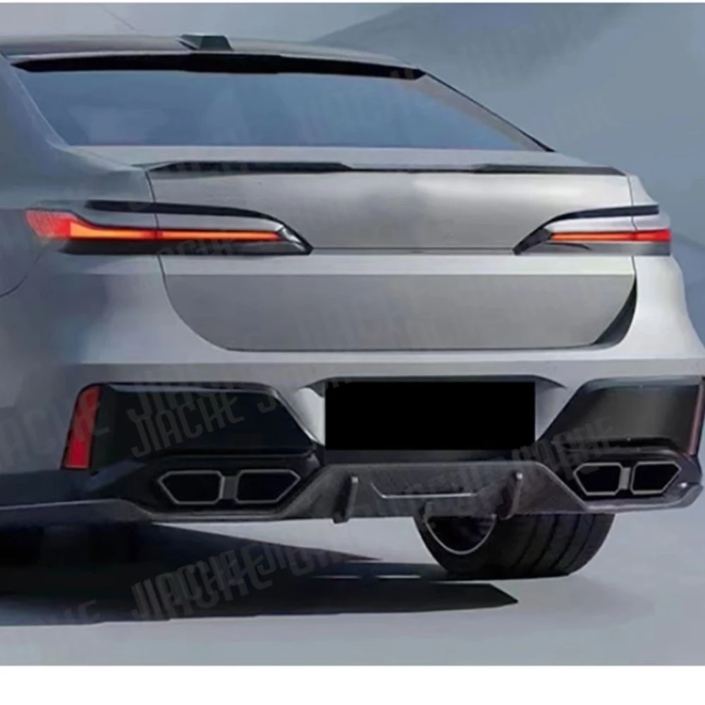 

JIACHE ABS Black Rear Roof Spoiler Wing For BMW 7 Series G70 Sport 2023+ Rear Trunk Wing Spoiler Carbon Look Rear Roof Wing