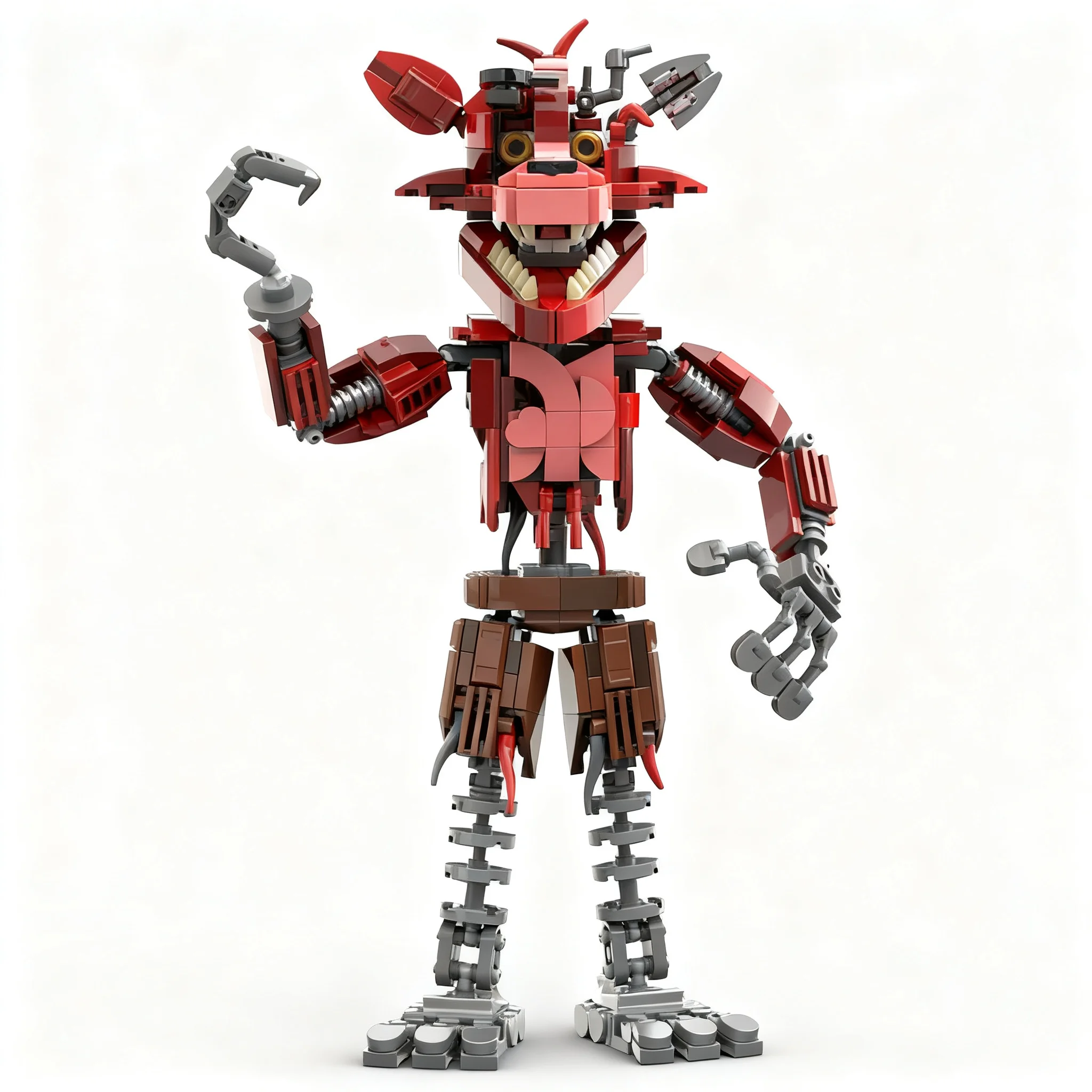 460pcs MOC Withered Foxy Five Nights At Freddy Model Toy Building Blocks Architecture Christmas Gift DIY Creative Kids Birthday