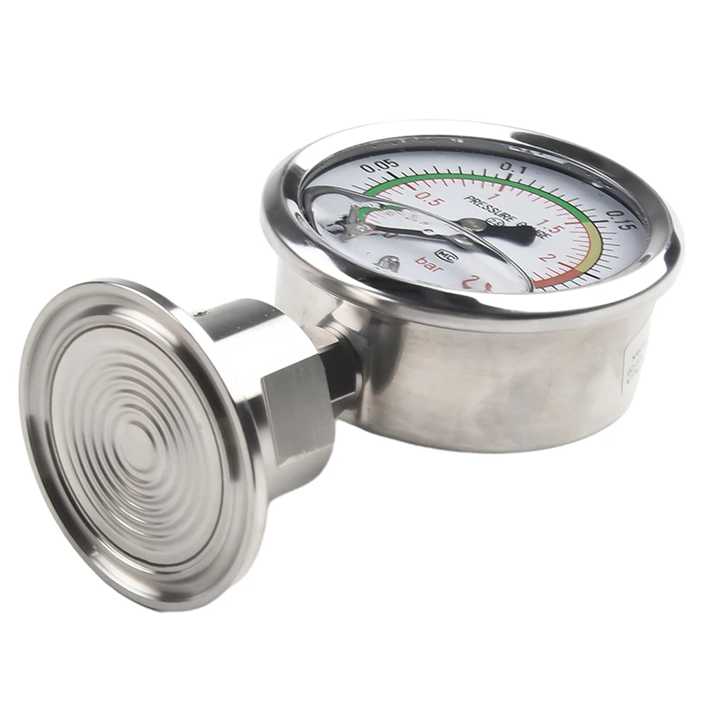 YTP60 Sanitary Diaphragm Pressure Gauge for Water Treatment Processes Measuring Range 0 0 4MPa with Easy Assembly