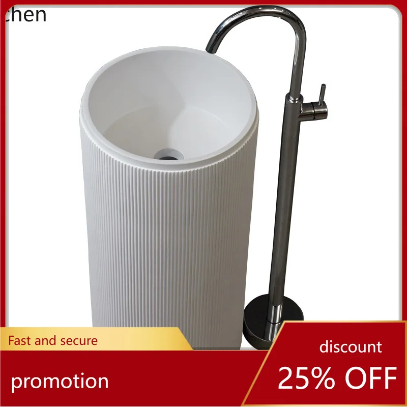 ZML column basin floor-to-ceiling integrated washbasin washbasin, simple personality