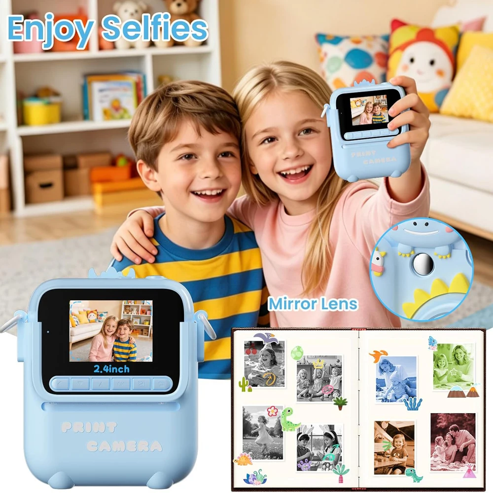 كاميرا طباعة فورية للأطفال بشا - مراجعة Top Kids Xmas Toys وسعره