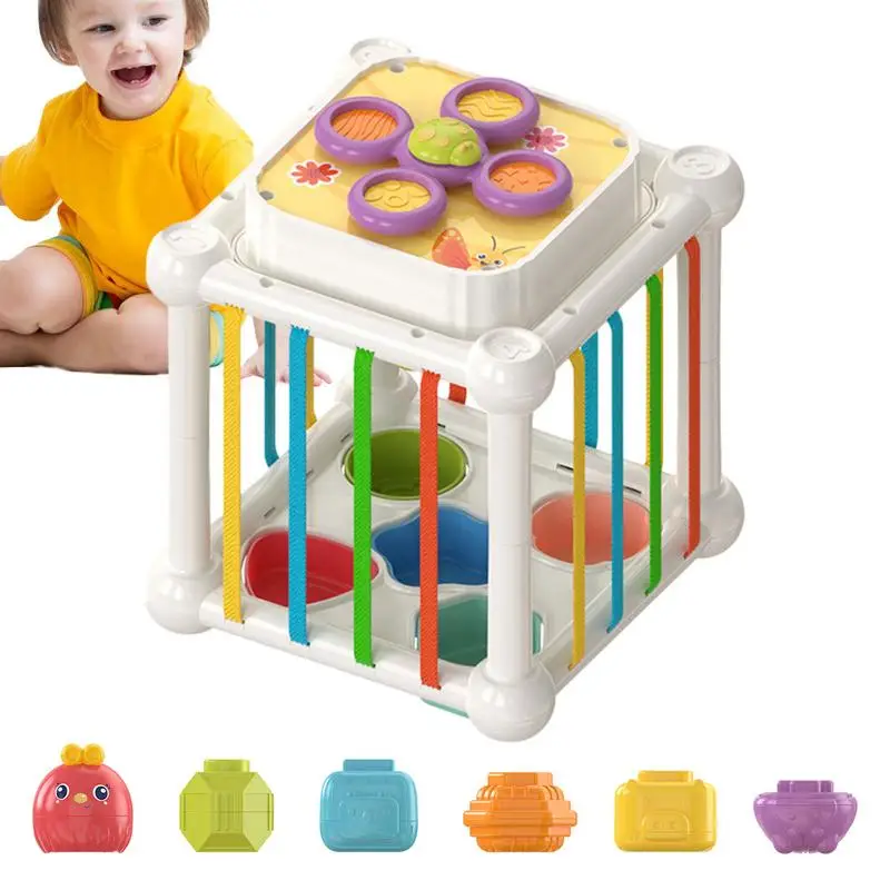 

Montessori Toy Baby Activity Cube Shape Blocks Sorting Nesting Game Early Educational Toys For Infant Gift