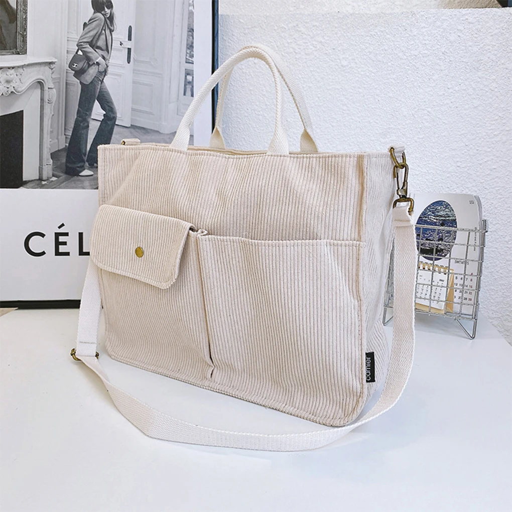 Modieuze Dames Canvas Eenpersoonskamer Crossbody Tas Verstelbare Envelop Messenger Bag Effen Kleur Casual Schooltas Reistas