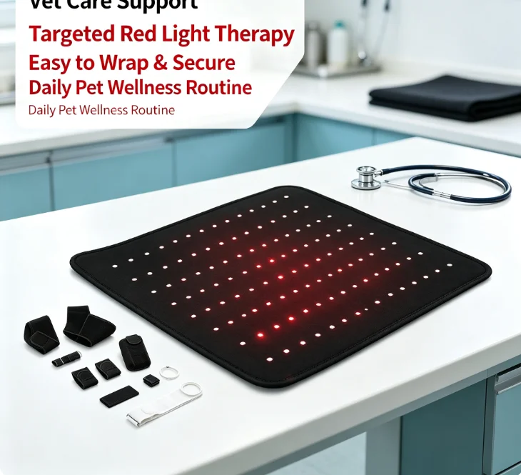 Bestselling   Horse Red Light Therapy Pad 660nm 850nm Infrared Light Wrap Equine Pet Animal Body Care Relief Pad
