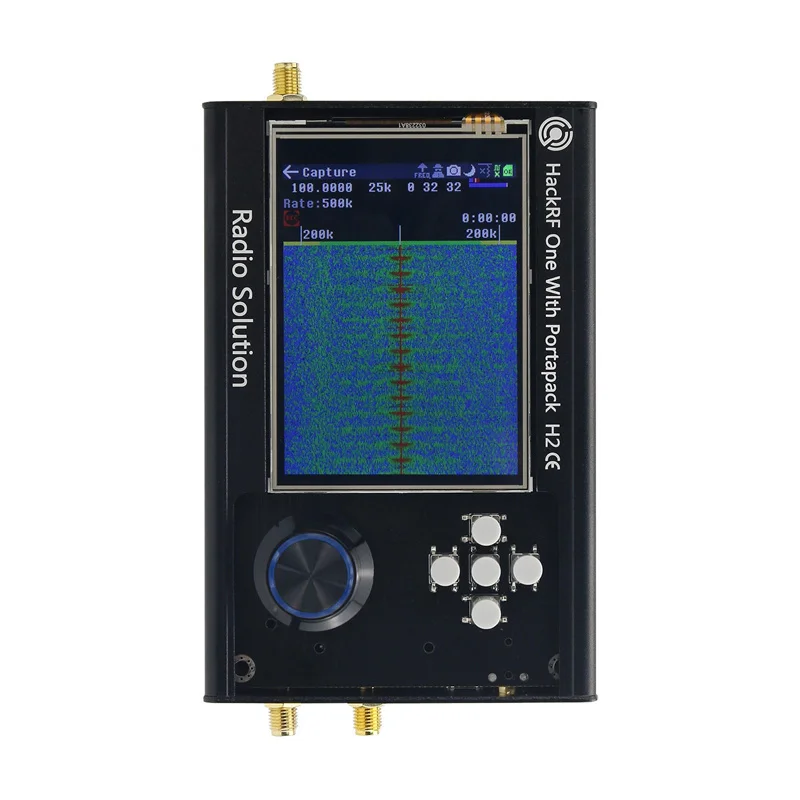 

1MHz-6GHz Assembled SDR Radio with PortaPack H2 + HackRF One R9 V2.0.0 + Antenna + Data Cable