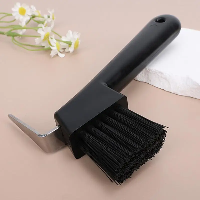 Kit de toilettage de sabots en caoutchouc pour cheval, brosse portable avec poignée douce au toucher, pour manteau