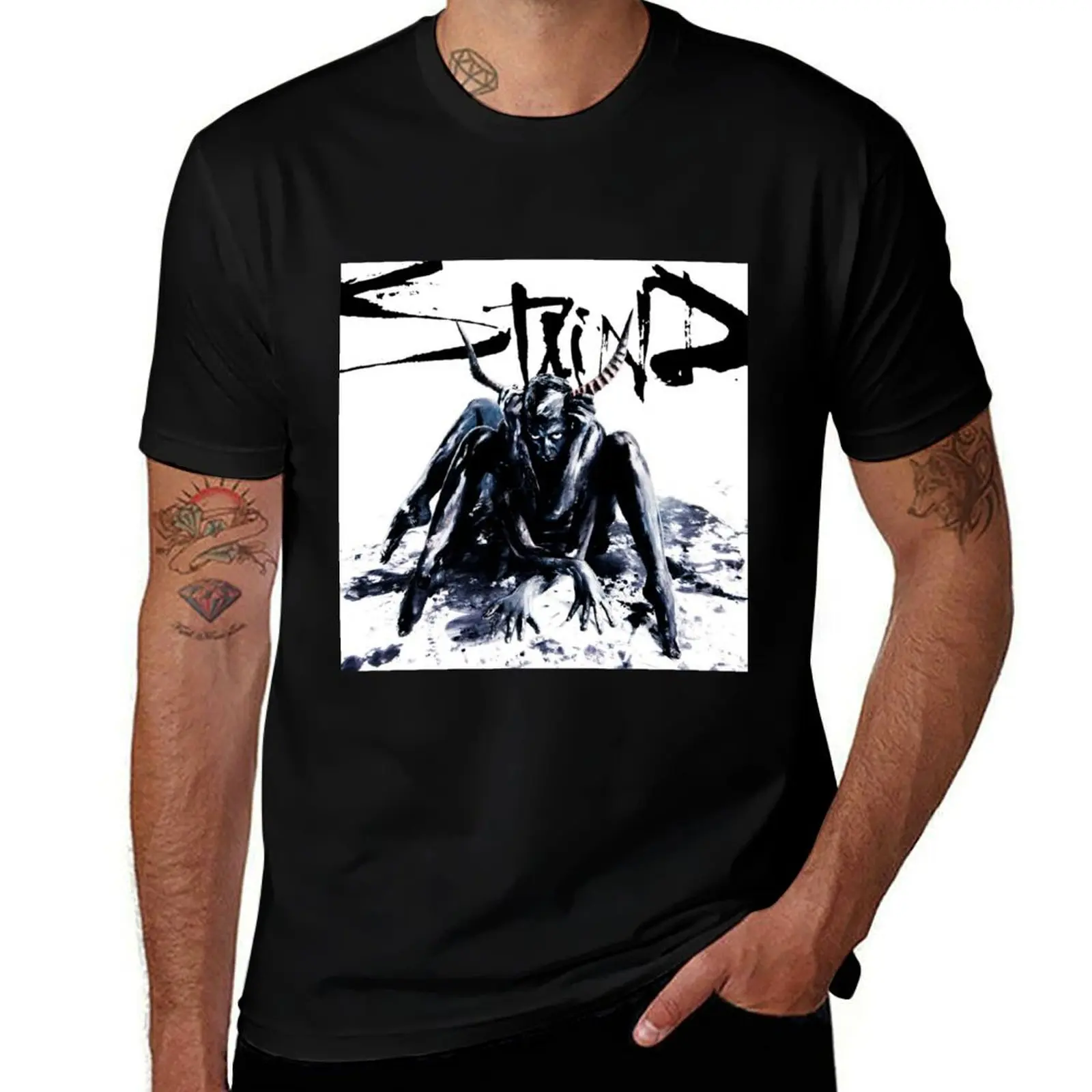 

Staind T-Shirt graphic t shirts korean fashion blue archive mens graphic t-shirts anime
