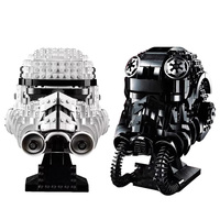 New Galactic Empire Helmet Building Blocks Set -TIE Pilot & Stormtrooper Helmet Bricks Model Home decoration children toy gift