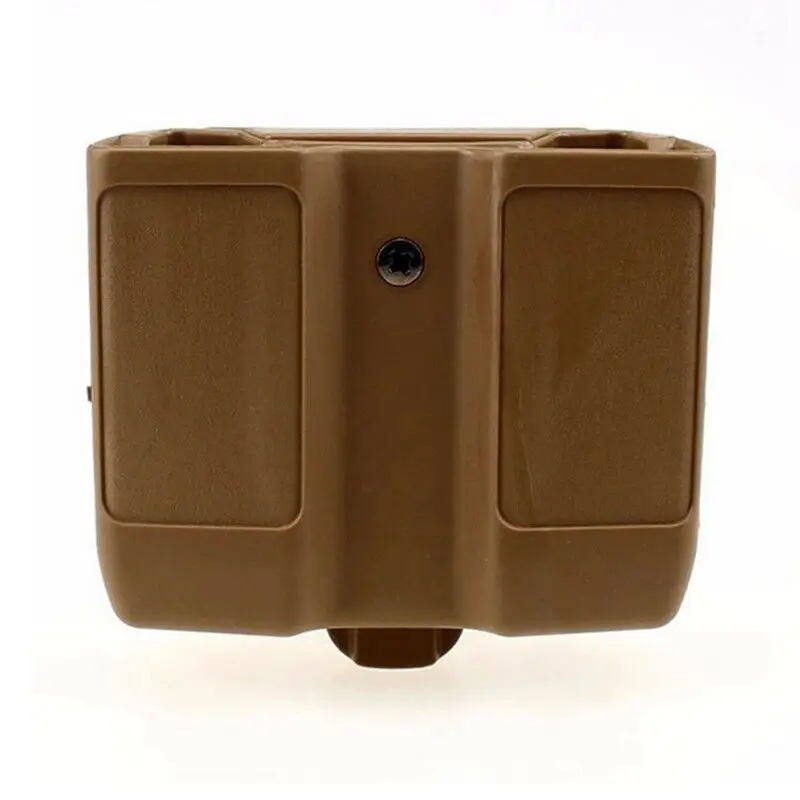 Tactical Single/Double Magazine Pouch Double Stack Mag Holster/Case/Holder for Glock 17/19/22/23/26/27 ( 9mm To .45 Caliber)