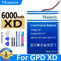 YKaiserin Battery 6000mAh X D for GPD XD Batteries + Free Tools