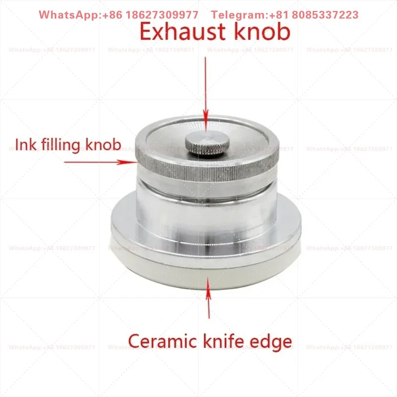 Full Set of Ceramic Knife Ring Accessories for Pad Printing Machine Ceramic Oil Cup