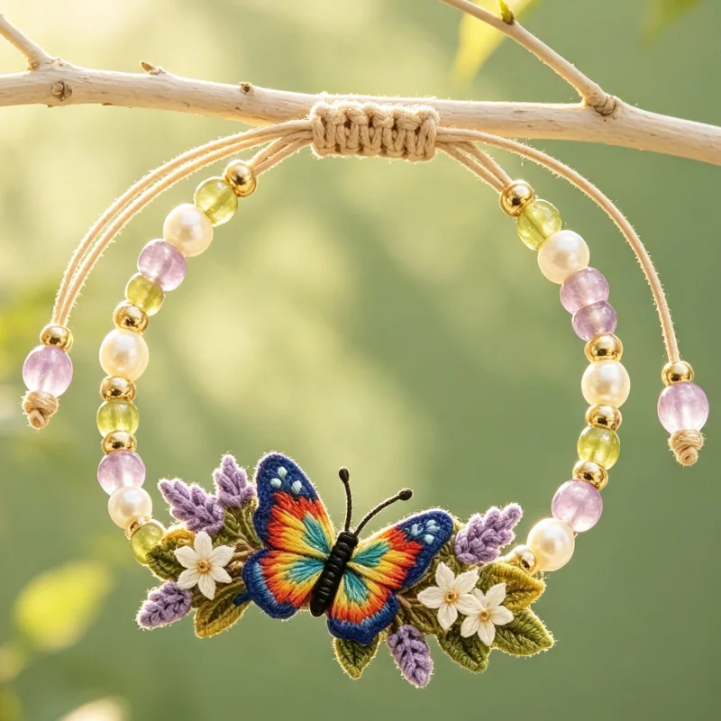 DIY Beaded Bracelet Making Kit, 3D Beaded Hummingbird Beginner-Friendly Bead Embroidery Craft for Beginners DIY Craft Lovers
