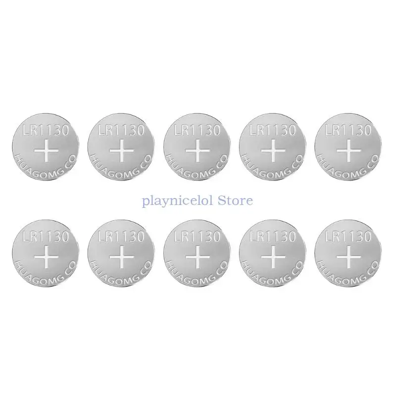 Pack of 10pc/20pc AG10/389/LR1130 Batteries Button Cell Battery for Long Terms Power for Watches Key Fob Power Supplies