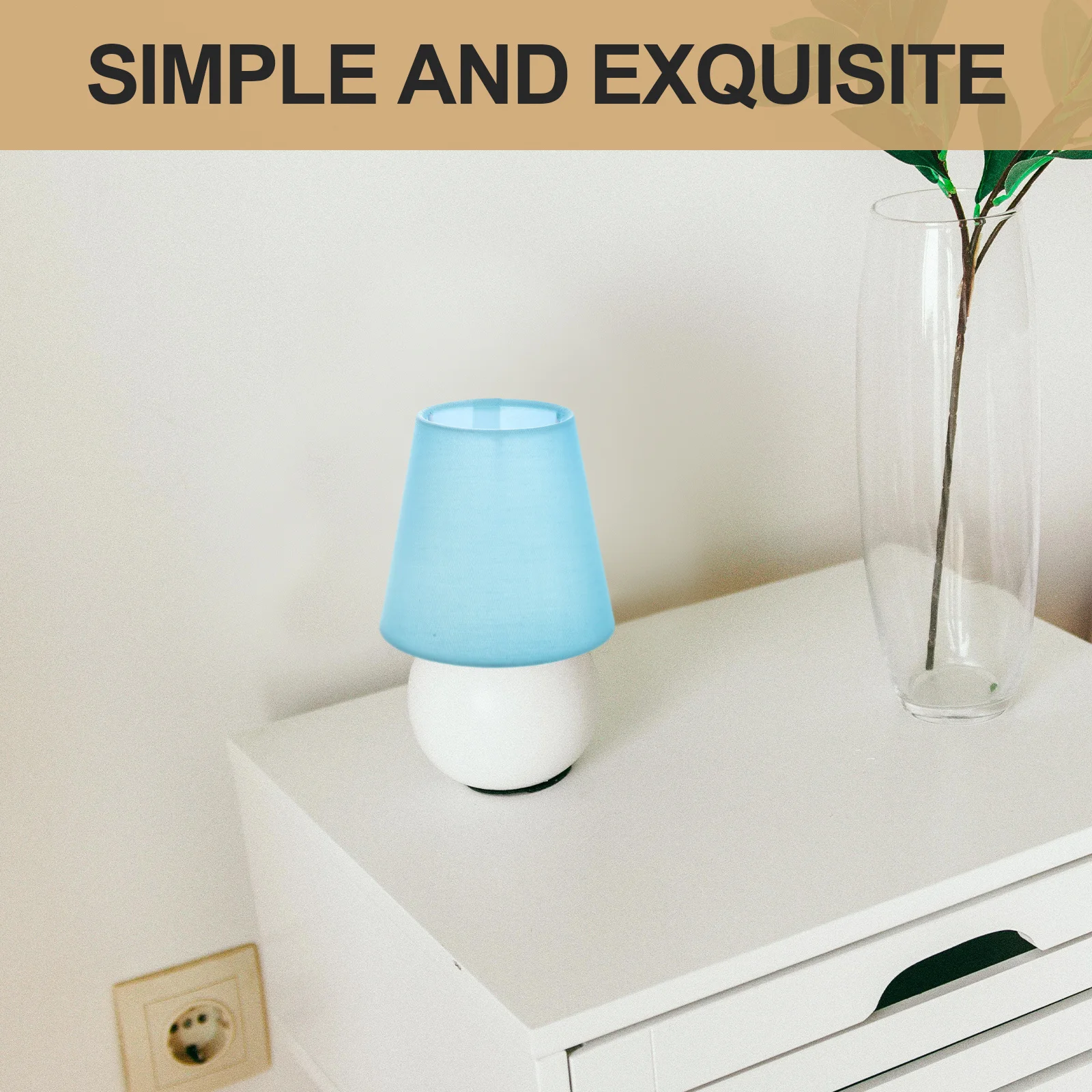 

Small Linen Lampshade E14 Socket Retro Vintage Cloth Drum Shade for Wall Ceiling Pendant Floor Table Lights Bedroom Living Room