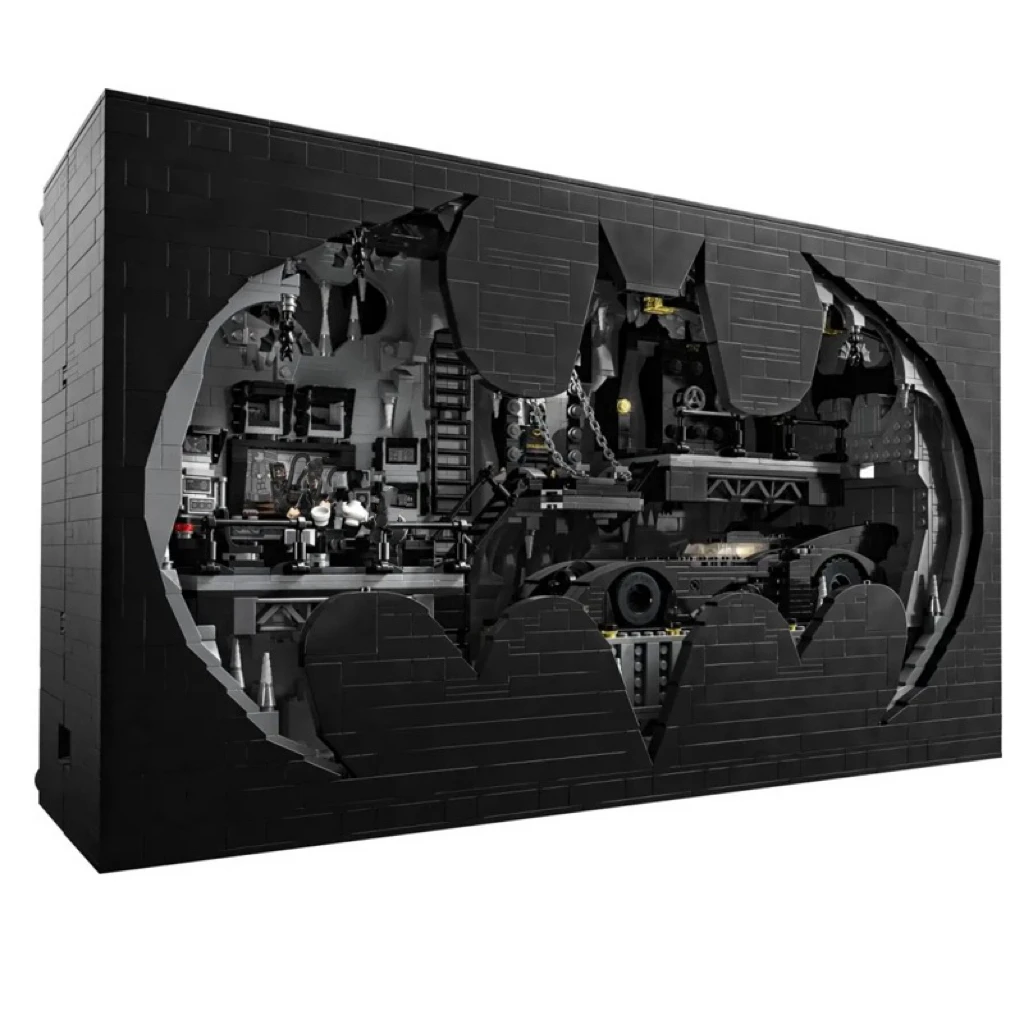 Batcave Building Blocks and Bricks Toys for Kids, Classic 1989 Model, Shadow Box, Meninos e Adultos, Presentes de Natal e Aniversário, 3981PCs, 76252 PCs