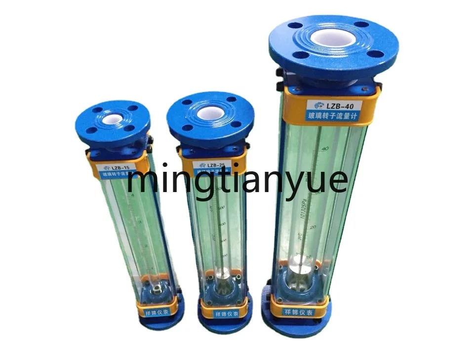 LZB-15 Glass Rotameter LZB-25 LZB-40 LZB-50 Gas Liquid Water Flow Meter