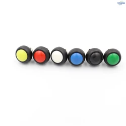 12Pcs push button switch waterproof 12MM switch Round power switch spherical,Welded 150mm cable,select,customizable length