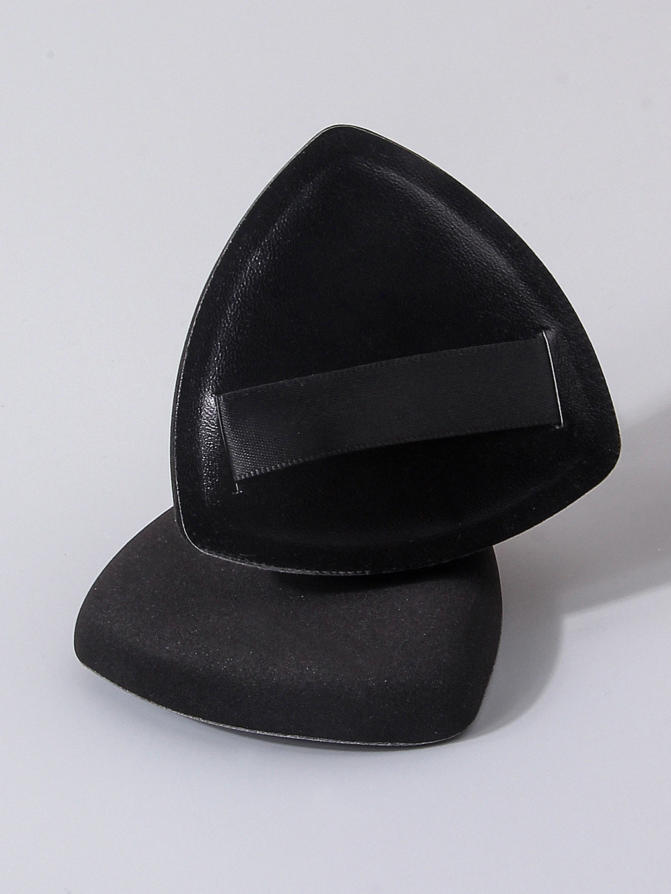 قطعتان من بودرة الخطمي على شكل أناناس أسود، ناعمة وناعمة، لا تتعرض لالتصاق المسحوق، أداة مكياج إسفنجية مثلثة #4