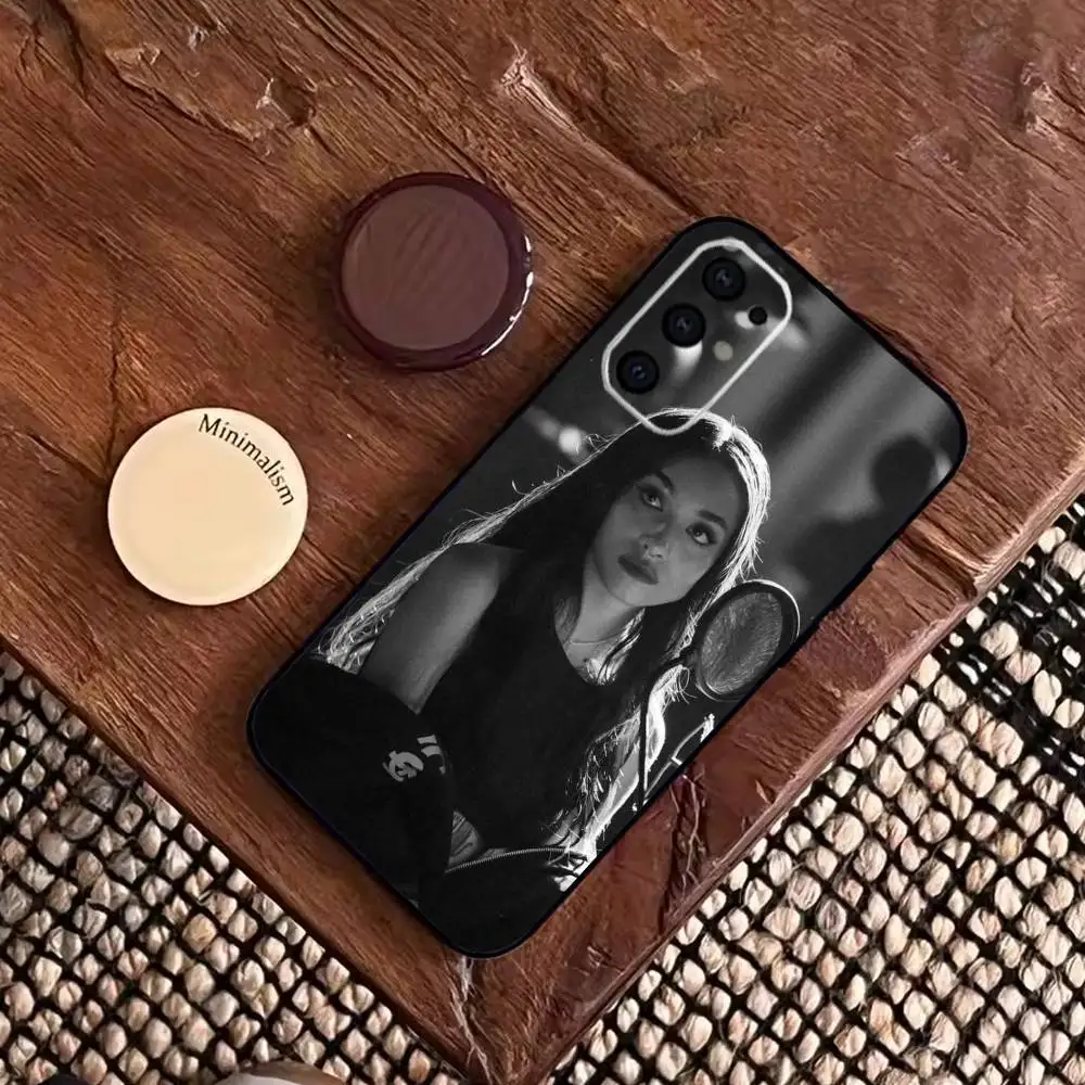 S-Singer M-Maria B-Becerra Phone Case Black Silicone Soft For Samsung S25,S24,S21,S22,S23,S30,Ultra,S20,Plus,Fe,Lite
