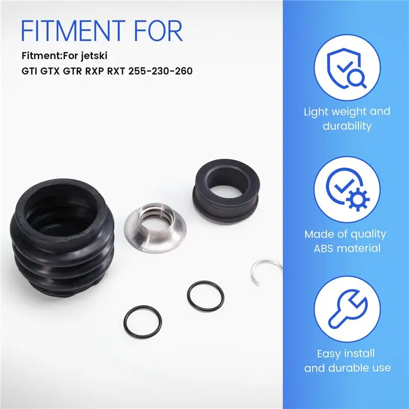 Portable For BRP Seadoo Jetski GTI GTX GTR RXP RXT 255-230-260 295501198 271001933 Carbon Ring Kit Bellows Boot