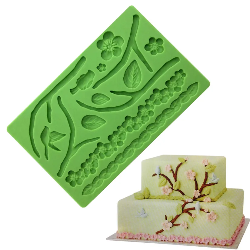 Button and Rope Silicone Cake Baking Mold Sugarcraft Chocolate Cupcake Resin Tools Fondant Decorating Tools