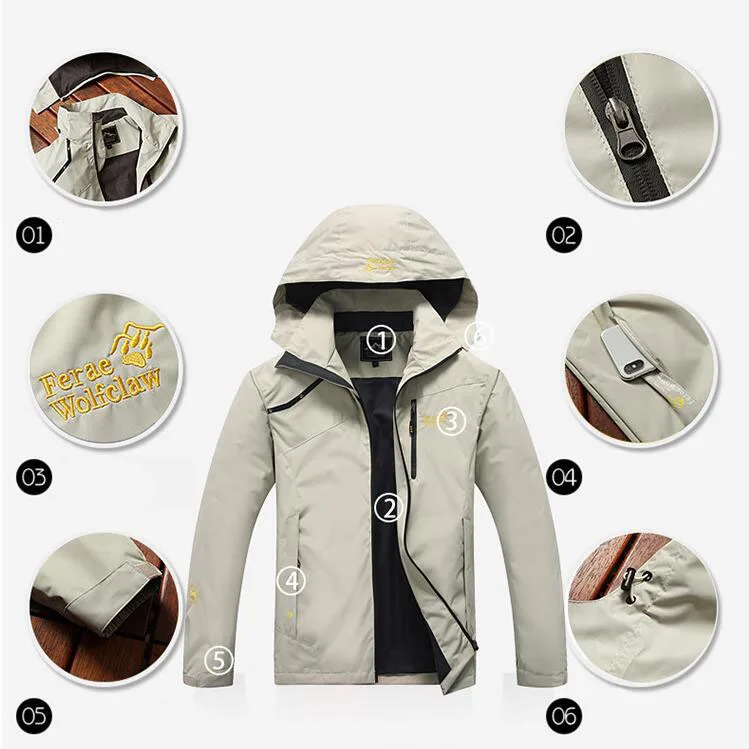 Waterproof Fishing Suit Breathable durable Hooded Jacket Fishing Wear Outdoor Fishing Pants Windbreaker Fishing Clothes Men - view 6