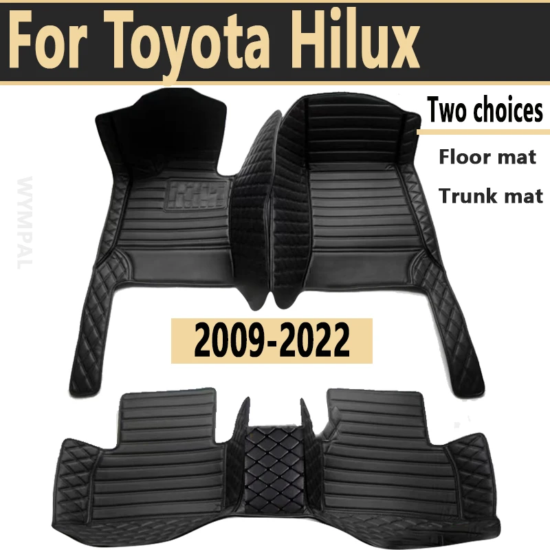 Car Floor Mats For Toyota Hilux 2022 2021 2020 2019 2018 2017 2016 2015 2014 2013 2012 2011 2010 2009 Custom Carpets Cover Rug