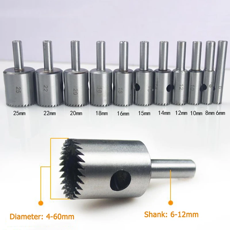 1pcs 4-60mm Serration Ball Knife Saw Hole Drill Bit With Teeth HSS/Alloy Steel Milling Cutter Round Beads Wood Ball Turning Tool