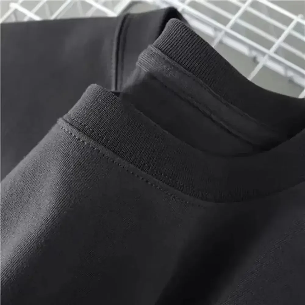 Y2k Fashion Streetwear Summer Half-Full Half-Empty Meme Psychology Men Women Tee Oversize Casual Trend Loose Print Short Sleeve