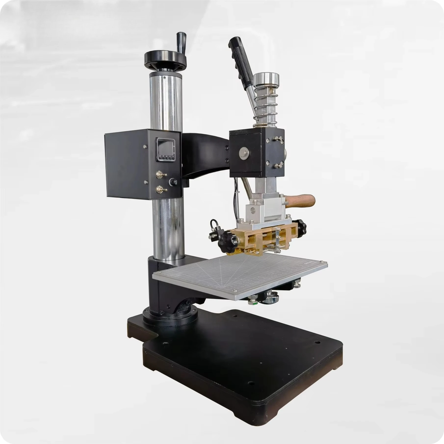 

New Embossing Manual Leather Paper Wood Machine Heat Press Machine Letters Hot Foil Stamping Machine