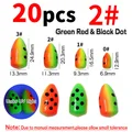 20 piezas Verde ROJO 2