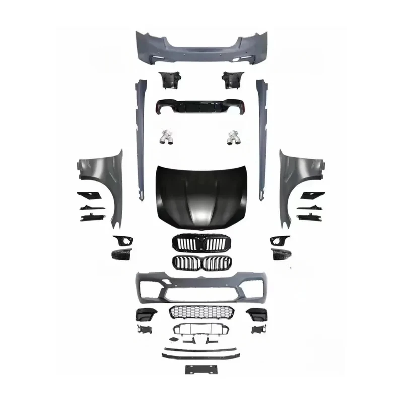 

Body Kit for 5 Series G30 Upgrade 2022 G30 M5 Car Bumper Grille Fender Side Skirt Headlights Taillights
