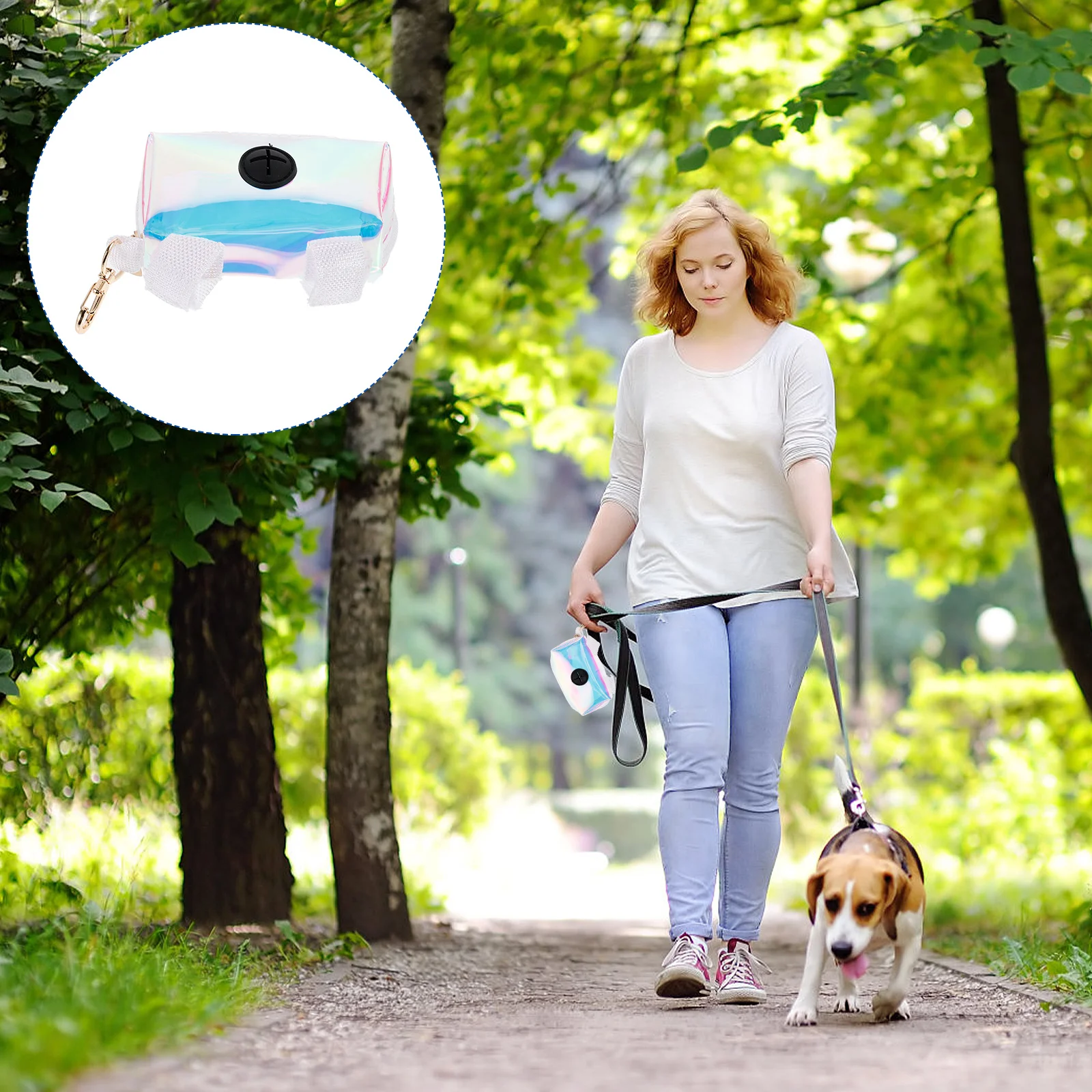 

Poop Bag Dog Puppy Trash Bags Outdoor Pet Carrier Waste Dispenser Supplies Zinc Alloy Holder