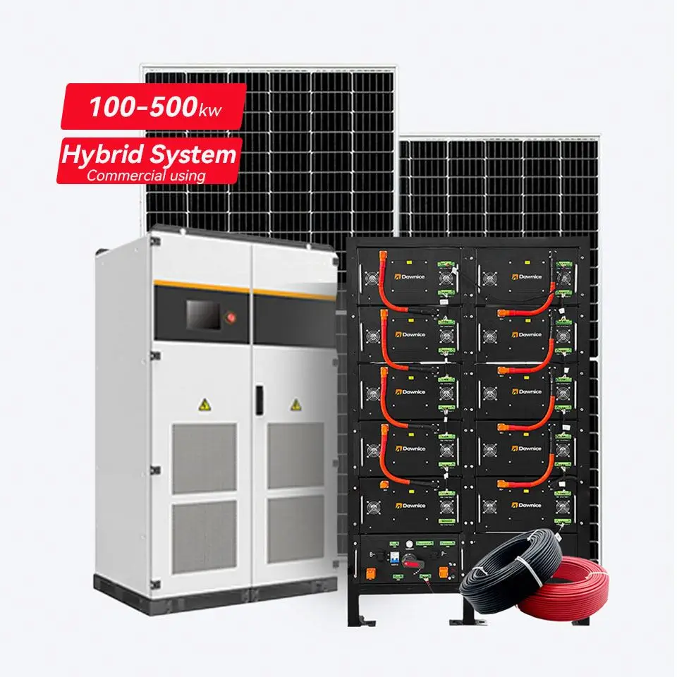 50kwh 60Kwh 100Kwh 200Kwh 1Mwh Containerized Battery Bess Hybrid Solar Battery Energy Storage System