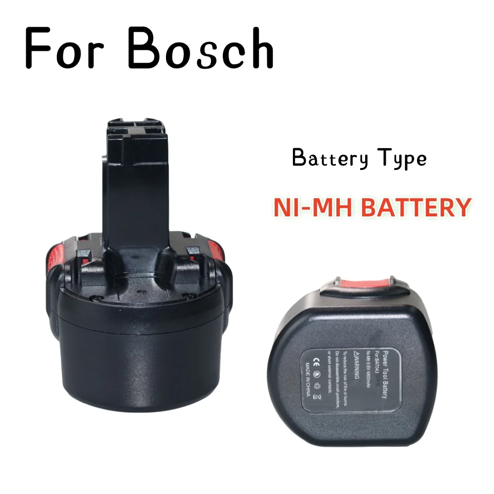 For Bosch 9.6V 9800mAh NI-MH Replacement Battery PSR 960 BAT048 BAT100 BAT119 BH984 BPT1041 23609 32609 PSR960 GSR 9 6V E-2 GSR